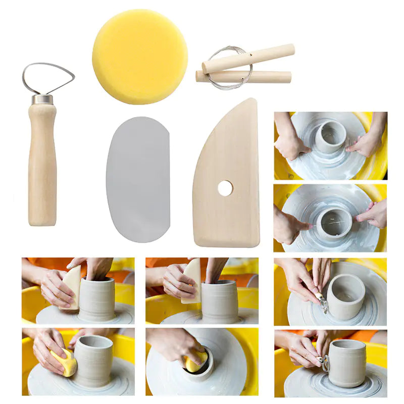 40-Piece Clay Sculpture and Ceramic Tool Set