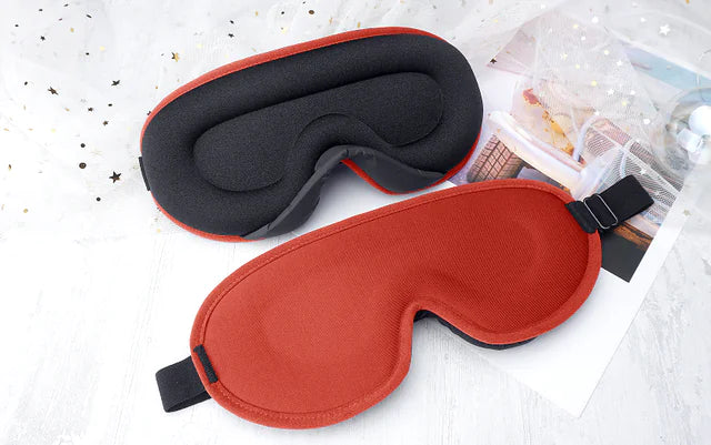 3D Memory Foam Block Out Light Sleeping Mask Eyepatch