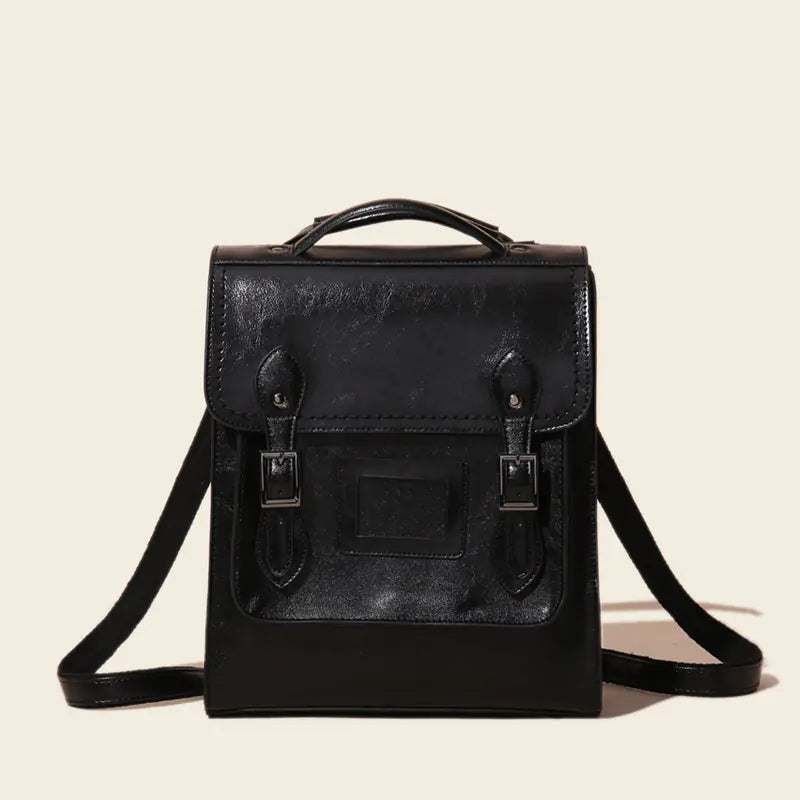 Genuine Leather Women's Fashion Bag in Oil Wax Finish
