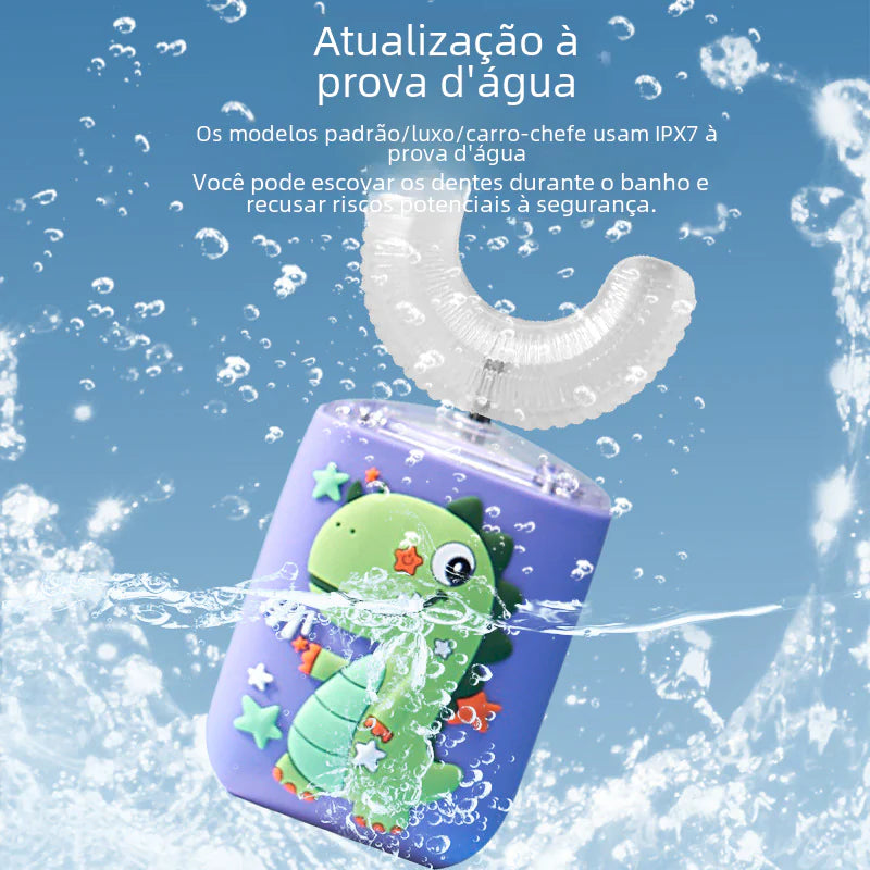 Children's U-Shaped Electric Toothbrush with Soft Brush Head
