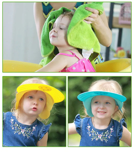 Silicone Baby Shampoo Cap - Waterproof Bath Hat