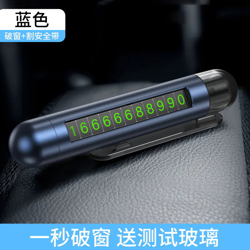 3-in-1 Mini Car Safety Hammer with Multifunctional Features