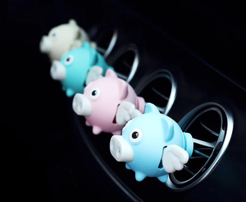 Car Air Freshener - Little Flying Pig Perfume Clip