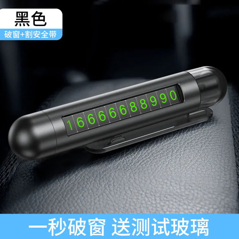 3-in-1 Mini Car Safety Hammer with Multifunctional Features