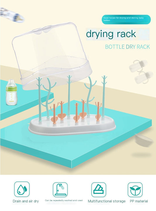 Tree-Shaped Bottle Drying Rack