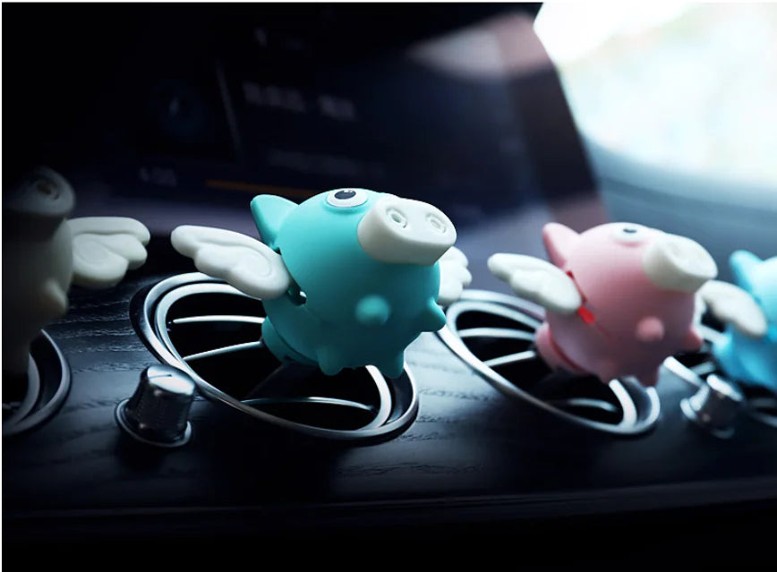 Car Air Freshener - Little Flying Pig Perfume Clip