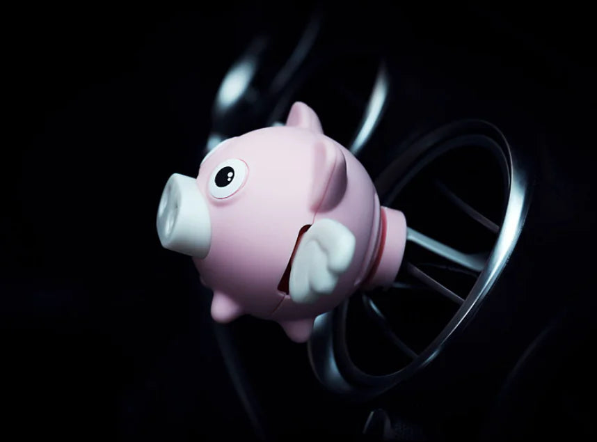 Car Air Freshener - Little Flying Pig Perfume Clip