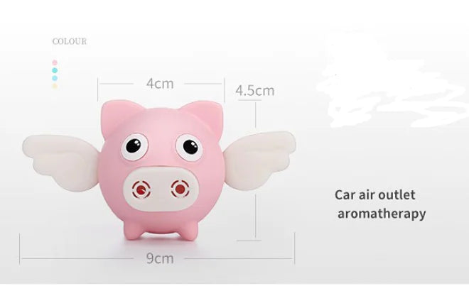 Car Air Freshener - Little Flying Pig Perfume Clip
