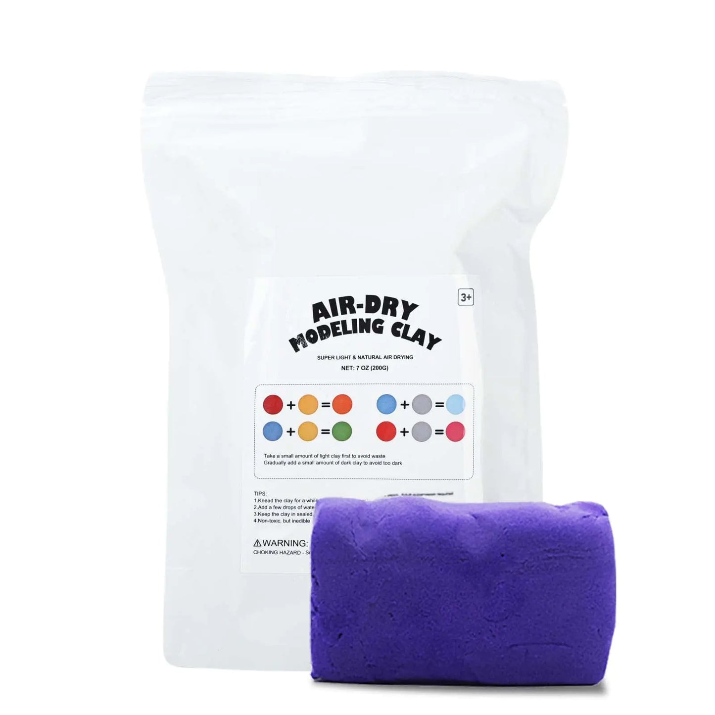 Modeling Clay for Kids VANJETO Molding Magic Clay for Kids Air Dry Super Soft Clay for DIY Slime Ultra Light Air Dry Modeling Clay for Toddlers Children Teens 7 OZ/Bag