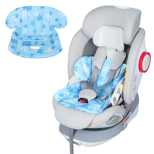 Orzbow Gel Car Seat Cooler Pad for Babies Summer Car Seat Gel Ice Cushion with Waterproof Liner Potty Training Seat Pads Protector Mat for Car Seat and Stroller Easy to Clean Reversible Cool Blue